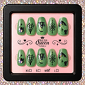 Wicked Green | Glitter Halloween Press-On Nails