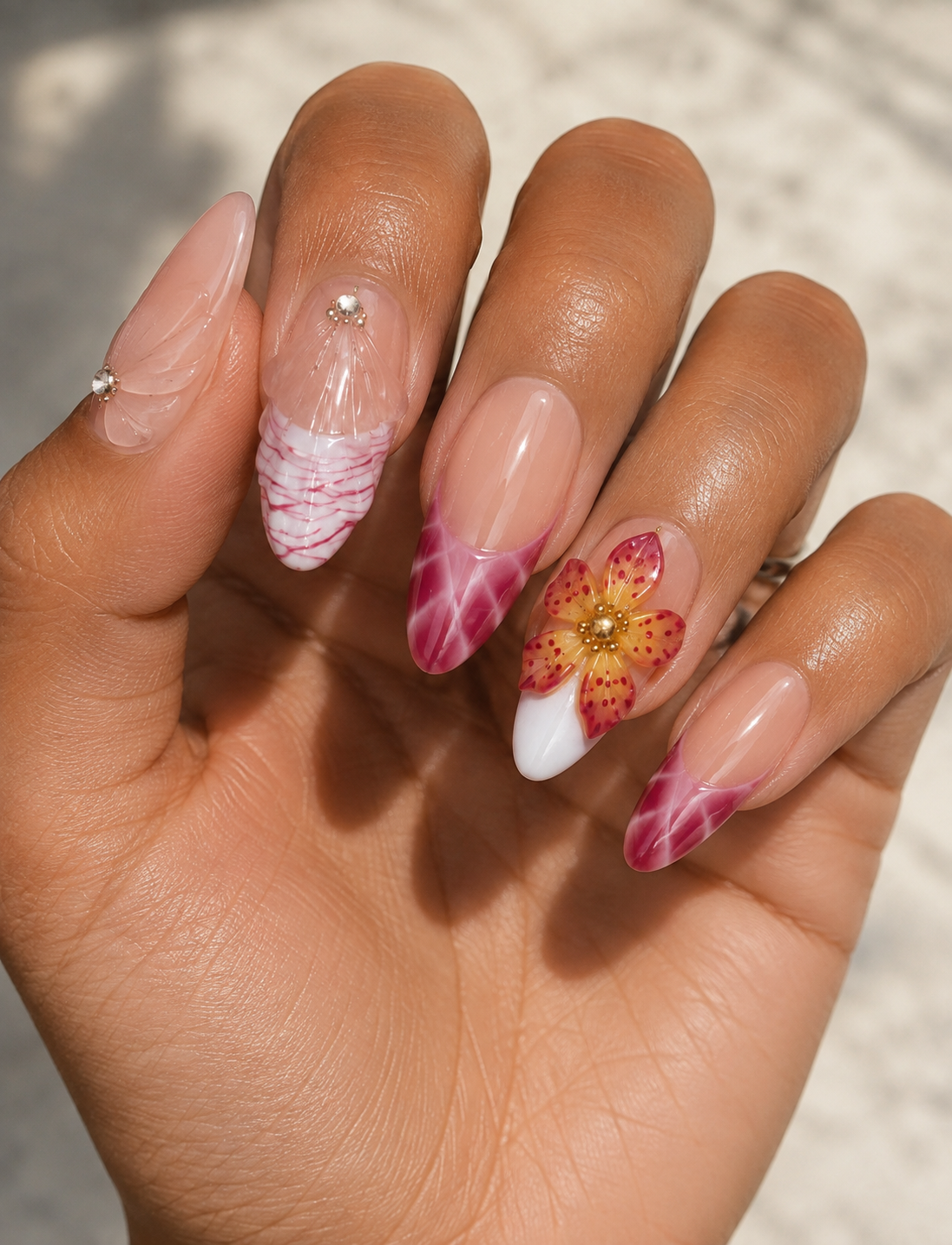 Queen’s Butterfly – Press-On Nail Set