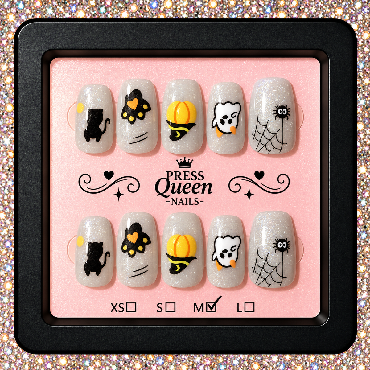 Boo-tiful Nights | Cute Halloween Press-On Nails