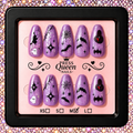 Midnight Coven | Purple Glitter Halloween Press-On Nails