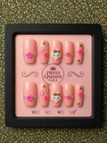 Kitty Couture | Pink 3D Floral Press-On Nails