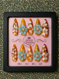 Golden Garden | Luxury 3D Floral Press-On Nails