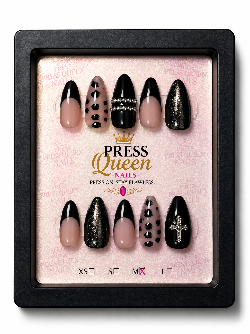 Rebel Queen – Press-On Nail Set