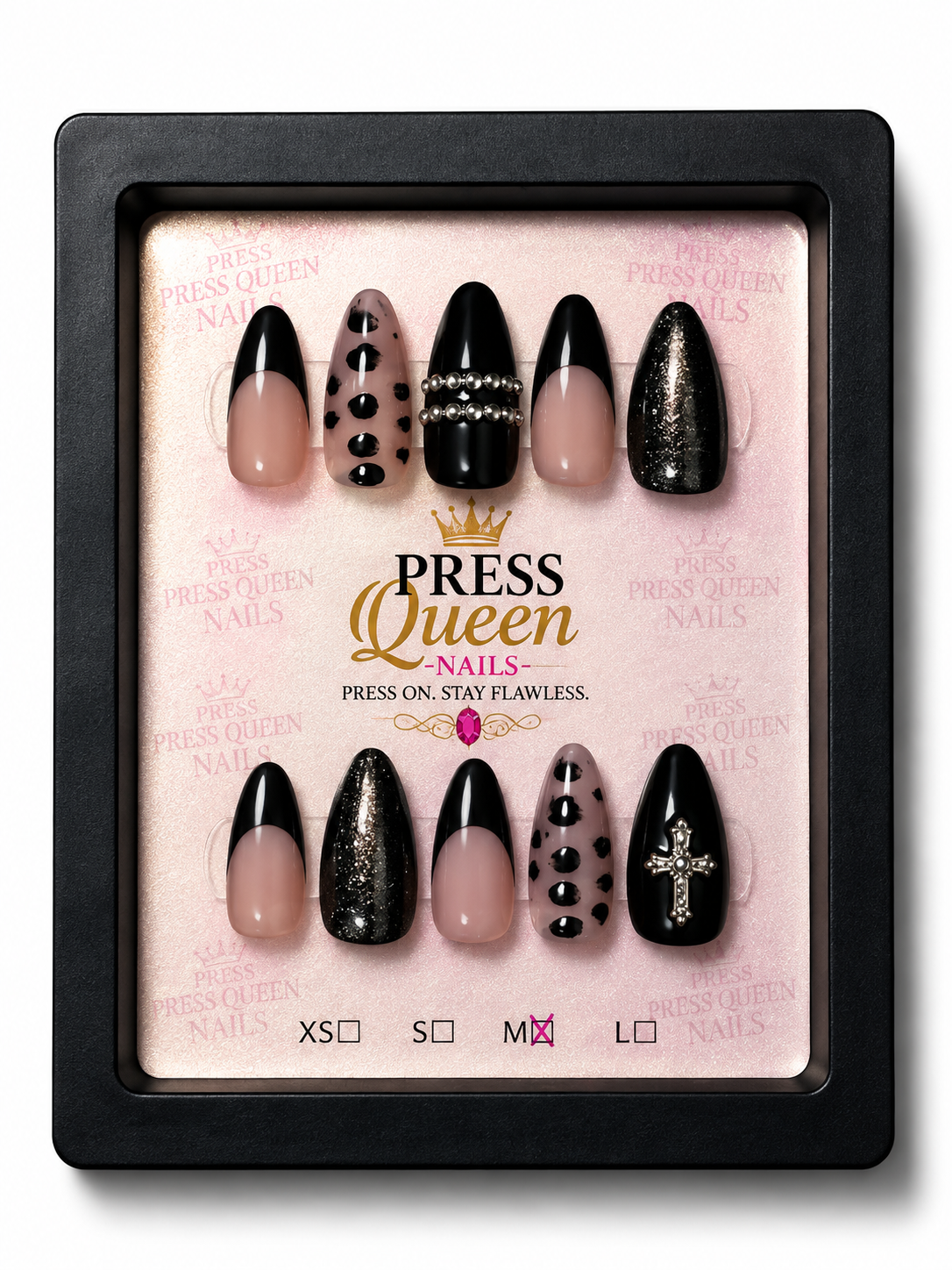 Rebel Queen – Press-On Nail Set