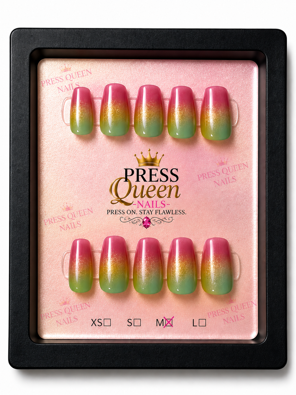 Queen’s Paradise – Press-On Nail Set