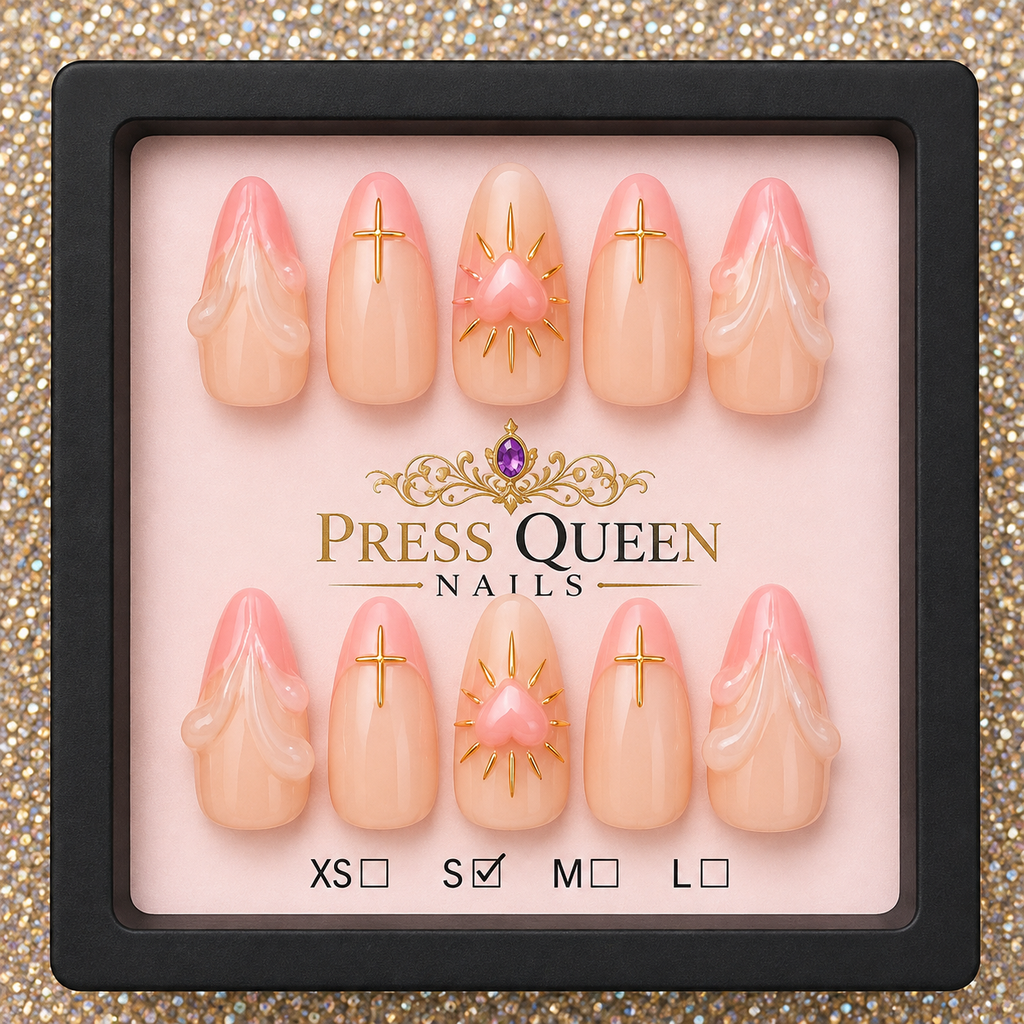 Blessed & Beautiful – Press-On Nail Set