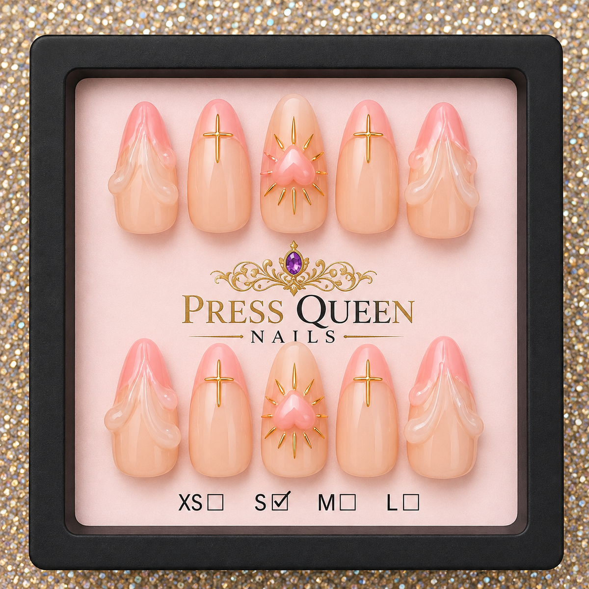 Blessed & Beautiful – Press-On Nail Set