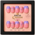 Pretty in Purple | Pink & Lavender Bow Press-On Nails