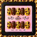 Golden Cheetah | Brown & Gold Animal Print Press-On Nails