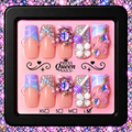 Enchanted Glam | Crystal Butterfly 3D Press-On Nails