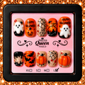Halloween Boo Bash | 3D Pumpkin & Ghost Press-On Nails
